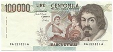 100000 LIRE BANCA D'ITALIA
