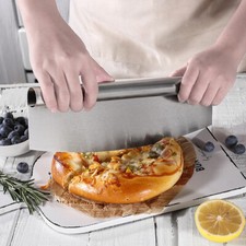Tagliapizza 32/35 cm in acciaio inox coltello pizza cutter utensili da cucina professionali