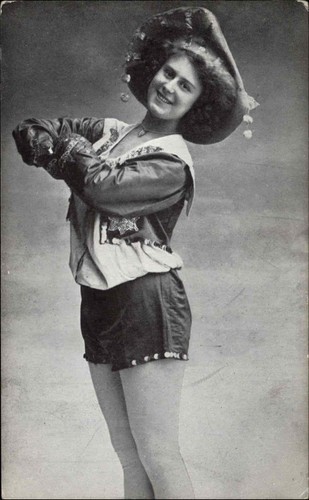 Cartolina antica costume