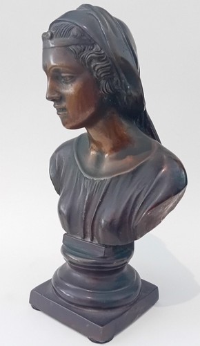 Antica statua bronzo