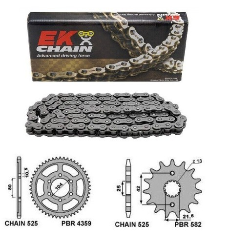 Kit trasmissione kawasaki 750 - kit,