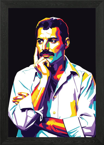Quadro freddie mercury pop art - freddie,