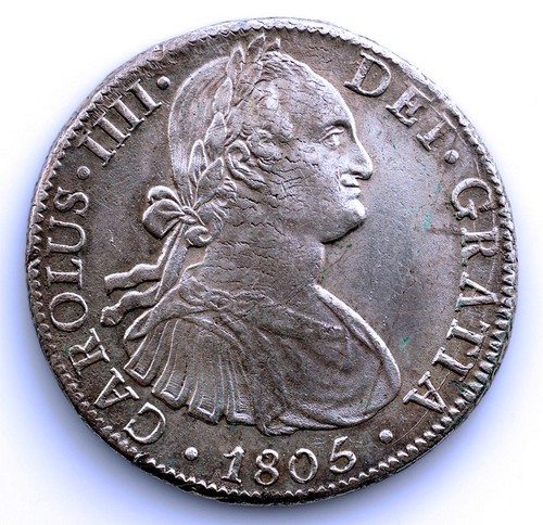 Spain carlos 8 reales - sc-spain-carlos, iv.