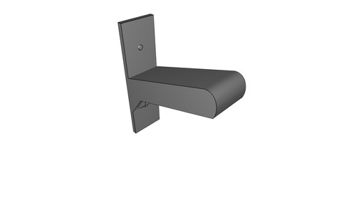 Supporto parete per sci porta - parete,