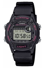 CASIO Orologio al Quarzo Allarme Crono per Donna e Ragazzo W-220H-1A2VEF