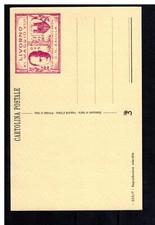 ITALIA 1930 LIVORNO VISITA MUSSOLINI CARTOLINA POSTALE NUOVA MNH**