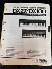 Yamaha DX27 DX100 manuale di