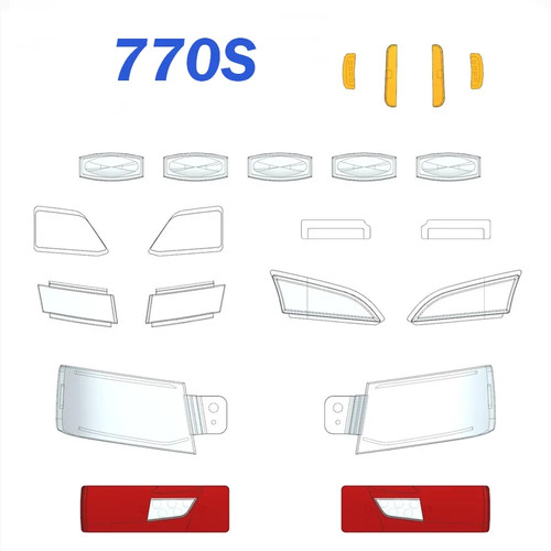 Luci plastica per camion - in,