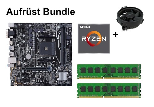 Bundle asus prime a320m - bundle, a320m-k