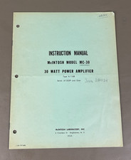 Mcintosh manuale - mc,