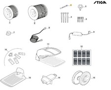 Kit resistore robot tagliaerba