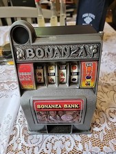 Mini Slot Machine Nevada Bonanza Metal Bank Casinò Testato 3553 Vintage Trl7