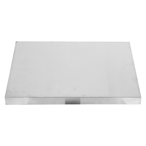 Stainless steel wall shelf - steel,
