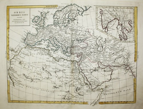 Antico mondo mappa old europa - mondo,