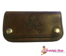 Portafoglio In Pelle Teschio