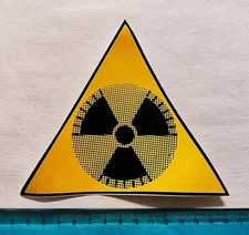 ADESIVO SEGNALE DANGER PERICOLO VINTAGE ANNI 80 OLD STICKER AUTOCOLLANT KLEBER