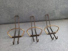 Vintage 3 Ganci Appendiabito Appendini Metallo Stile Industriale