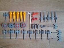 lotto 33 armi Heroic Warriors Masters Of The Universe MOTU da 1982 a 1987 Mattel