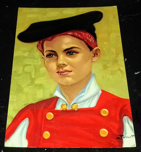 Cartolina campidano costumi - cartolina,