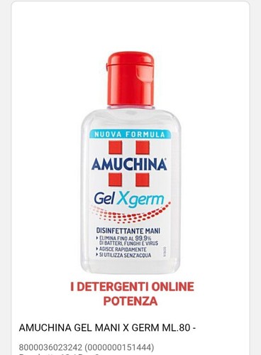5pz amuchina gel - amuchina, xgerm