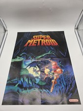 Poster SNES Super Nintendo Super Metroid 1994 raro 55x42 