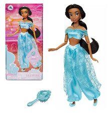 Official Disney Aladdin Principessa Jasmine Classica Bambola Con Spazzola
