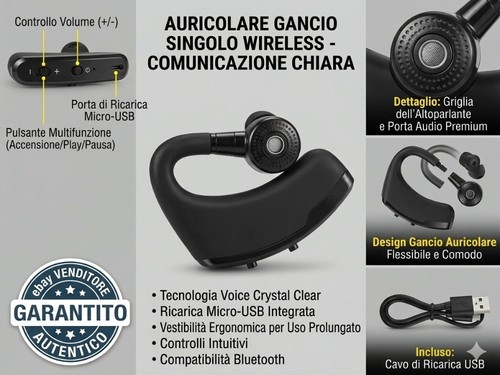 Auricolare bluetooth mono - bluetooth,