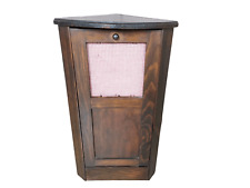 MOBILETTO PORTA OGGETTI AD ANGOLO IN MASSELLO INTEGRO E ORIGINALE EPOCA 900'