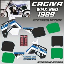 GRAFICA adesivi per CAGIVA WMX 250  1989 in KRISTAL