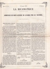 La ricamatrice. Giornale di