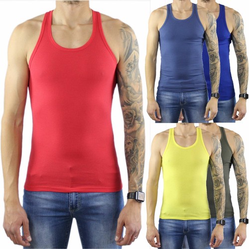 Men cotton tank - men's, top