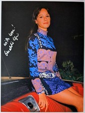 GERALDINE CHAPLIN fotografia firmata/autografata 8,25x10,25
