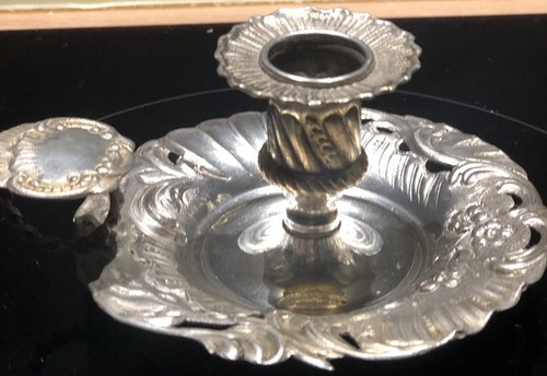 Candelabro manuale argento 800