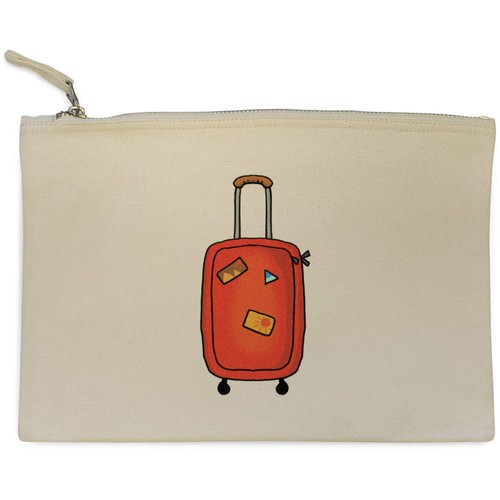Travel bag canvas clutch - bag',