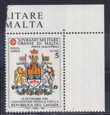 SMOM Francobollo ritirato