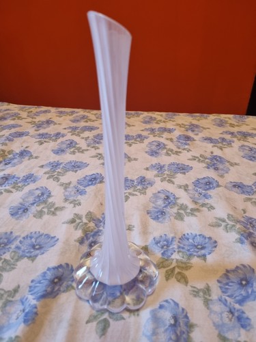 Vaso vintage vetro lavorato - vaso,