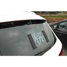 Porta targa di prova magnetico