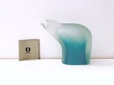 ? Alfredo Barbini orso polare in vetro di Murano massiccio acid firm