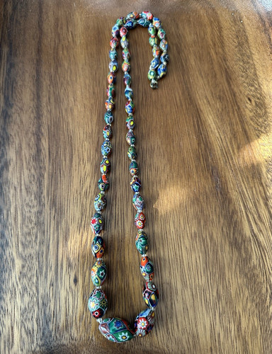 Collana perle vetro - collana, in