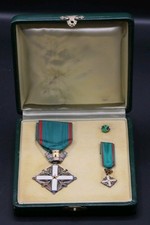 Croce Cavaliere Merito Della Repubblica Set 3 Pezzi - In Confezione Originale 