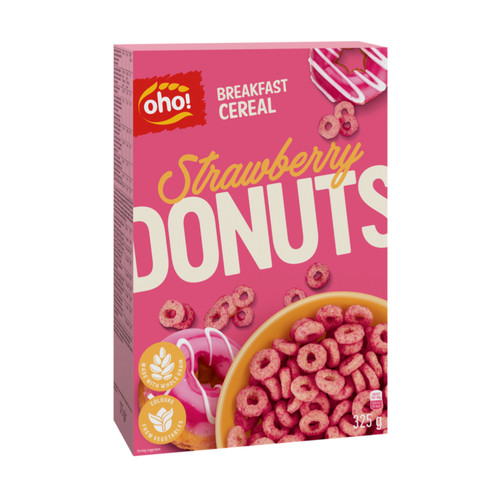 Cereali oho strawberry donuts - cereali,