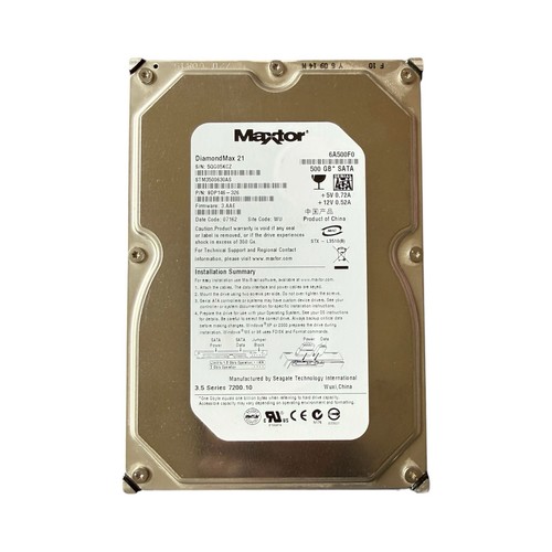 Maxtor diamondmax21 - maxtor,