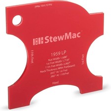 StewMac Neck Shaping Templates per Chitarra Elettrica, per Les Paul Neck 1959...