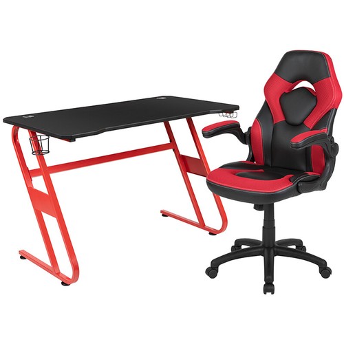 Scrivania gaming rossa - scrivania,