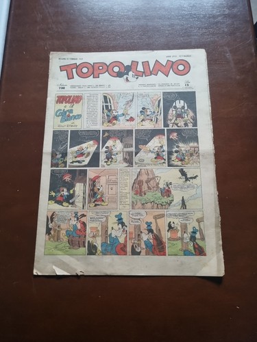 Topolino giornale 730 1949 - topolino,