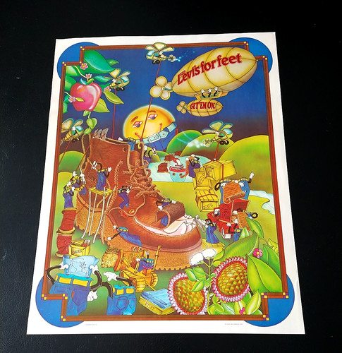 Poster levi 1975 per scarpe - levi's,