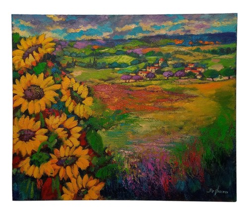 Quadro dipinto paesaggio - dipinto,