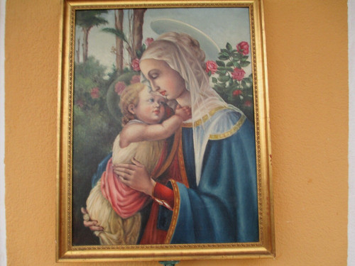Antico quadro olio madonna - quadro, "madonna