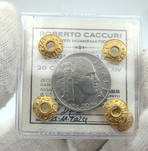 Italia centesimi 1936 xiv - italia,