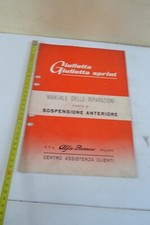 manuale delle riparazioni Alfa